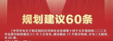 传阅！规划建议60条